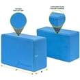 thumbnail image 3 of ProsourceFit Foam Yoga Blocks Set of 2, High Density EVA Foam 4x6x9, 3 of 7