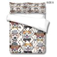 thumbnail image 2 of Conjunto de edredón Dog Themed Duvet Funds Almohada Shams Dormitorio Dormitorio Detalle Conjuntos de cama de lecho para primavera verano otoño invierno s lyshdw2109250004 3 piezas sidaley HA012372-01, 2 of 6