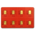 thumbnail image 2 of 8x1 gram Gold Bar PAMP Suisse Lunar Dog Multigram+8 (In Assay), 2 of 5