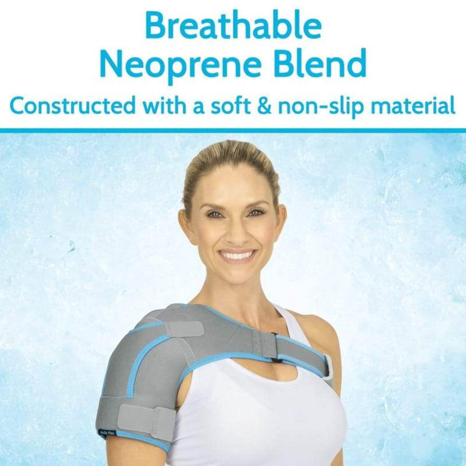 Arctic Flex Shoulder Ice Pack Brace – Reusable Cold & Hot Gel Wrap for Shoulder Pain, Tendonitis, Rotator Cuff Relief, and Joint Support (Left or Right)