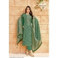 thumbnail image 3 of Ethnic Wear Indian Designer Salwar Kameez Dress Pakistani Sewn Plazzo Pant Suits ( Green, 4XL - 50 ), 3 of 4