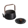 thumbnail image 2 of koolsoo Camping Kettle Teapot Camping Tea Kettle for Mountaineering Campfire Fishing Black, 2 of 8