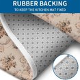 thumbnail image 4 of Pioneer Flower Floral Print Pattern Bathroom Rugs Sets 3 Piece,Toilet Cover Set,Absorbent Non Slip Bathroom Mats Sets with U-Shaped Contour Rug Toilet Rug Set, 4 of 5