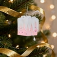 thumbnail image 5 of Mecorevxz 3 Pcs Pastel Christmas Ornaments Christmas Tree Gift Boxes Decoration Glittered Present Box Hanging Decoration Candy Box Gift Macaron Color Pendant for Xmas Home Decor(Pink), 5 of 7