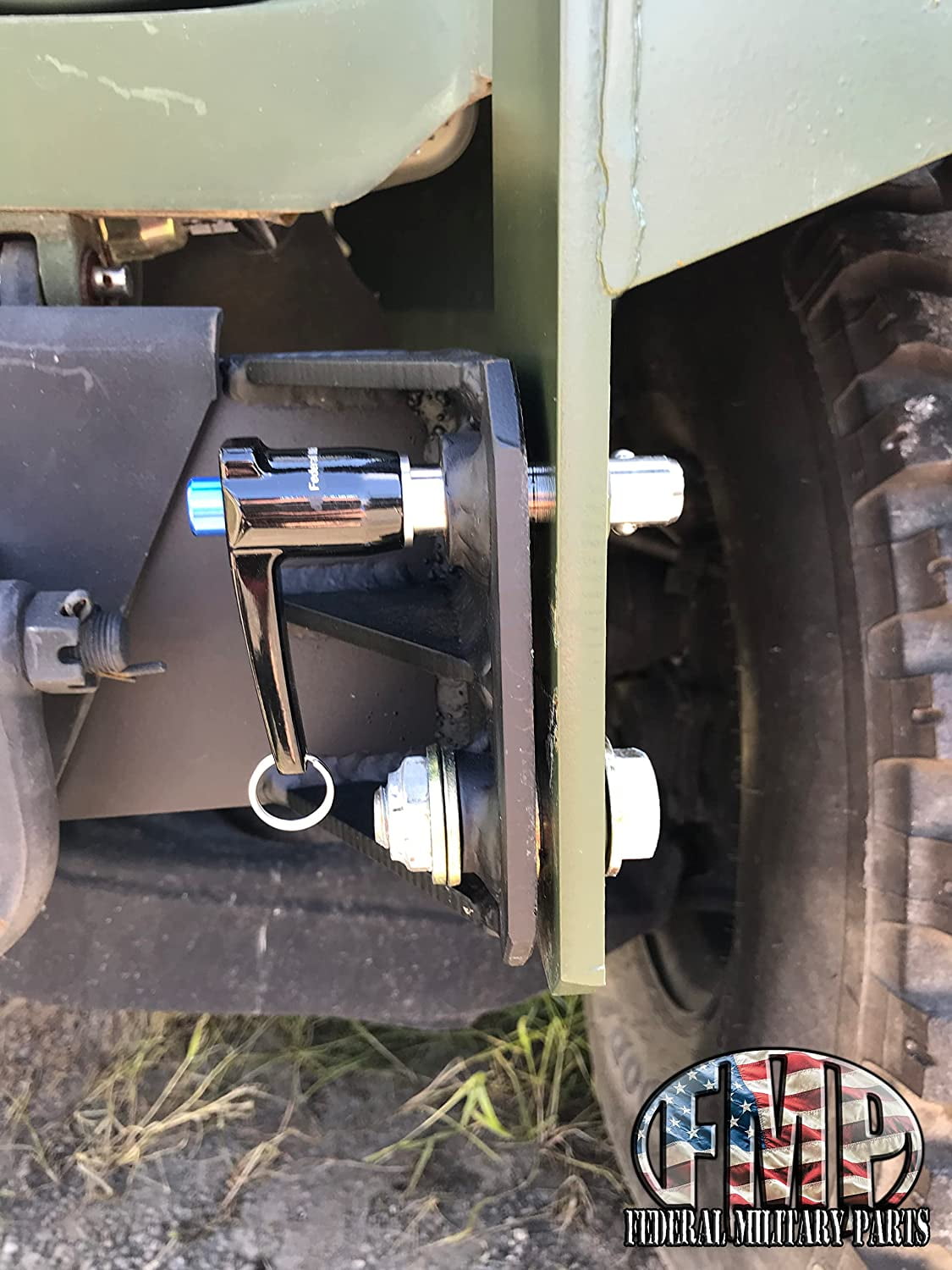 Heavy Duty Brush Guard Pin 1/2 inch, Stainless Steel Quick Release, Luverne Brush Guard, Compatible with Military Humvee M998 HMMWV- Lanyard Sold Separately