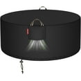 thumbnail image 6 of [2026 Upgraded] 900D Heavy Duty Round Fire Pit Cover 41-44 Inch Waterproof UV Resistant Tear Resistant Fading Resistant Outdoor Firepit Cover, 6 of 10