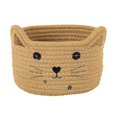 thumbnail image 2 of Cesta de almacenamiento para gatos, cuerda de algodón, multifunción, bonito recipiente redondo tejido a mano para Perfume, café, frutas, aperitivos y BLESIY Cesta de almacenamiento, 2 of 8