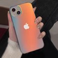 thumbnail image 1 of Funda de teléfono de lujo mate láser Aurora para iPhone 14 13 Pro Max 12 11 XS X XR 7 Plus 12 13 Mini Hybrid Ammor a prueba de golpes contraportada Tan Jianjun unisex, 1 of 1