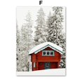 thumbnail image 1 of Cuadro de Cascanueces de Navidad para decoración de sala de estar, lienzo de arte de pared con bosque nevado, impresiones de carteles nórdicos, regalo de café, 2024, 1 of 4