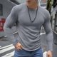 thumbnail image 1 of Ceisia Men's Casual Striped Half Button Round Neck Pullover with Pocket Daily Fashion Top Gift, 1 of 6