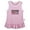 Pink Sleeveless Dresses, variant on Do Not Disturb Poop Mode Activated Funny Dresses For Baby, Newborn Babies Skirts, Infant Princess Dress, 0-24M Kids Graphic Clothes (White Sleeveless Dresses, 18-24 Months)