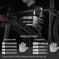 thumbnail image 5 of ROCKBROS Cycling Half Finger Gloves Bicycle Bike Gloves Shockproof Breathable Thickened Palm Gloves, 5 of 5