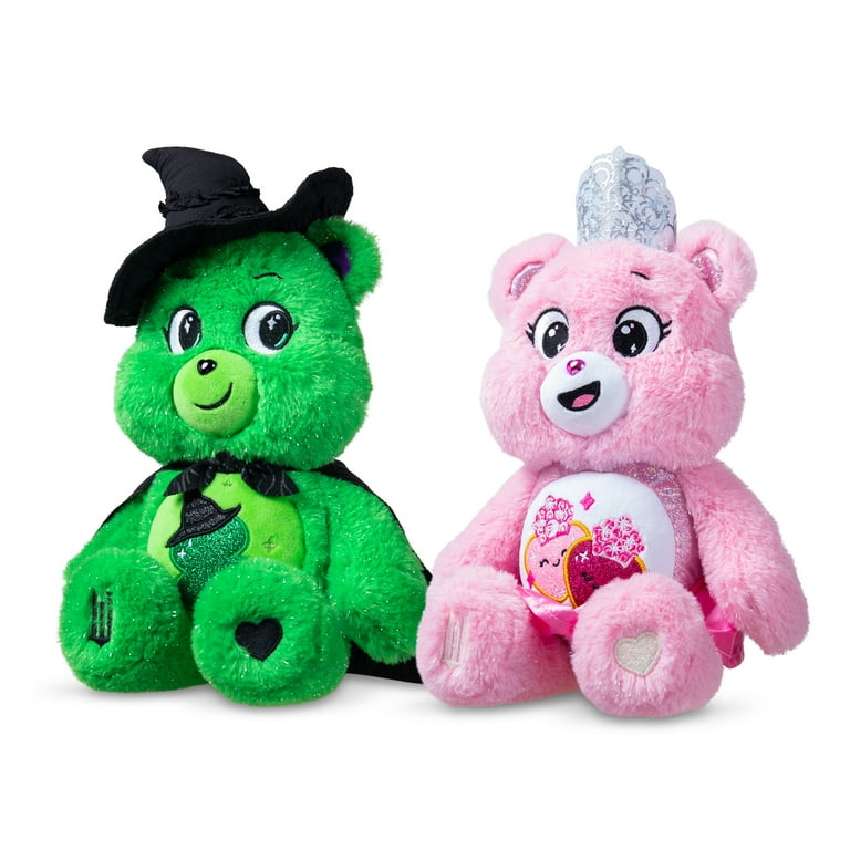 Care Bears x Wicked 2-Pack - Love-a-Lot Bear as Glinda & Good Luck Bear as Elphaba
