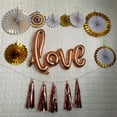 thumbnail image 4 of WRXMIJNHGSA Event & Party Under $10 Hanging Paper Fans Party Set Silver Round Pattern Paper Garlands Decoration For Birthday Shower Graduation Retirement, 4 of 7