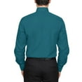 thumbnail image 3 of Berlioni Classic Regular Fit Solid Button Up Long Sleeve Pocket Work Dress Shirt, 3 of 5
