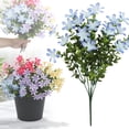 thumbnail image 3 of 1 Pc Artificial Flower Pick, Artificial Silk Flower Bouquets, Fake Flowers Faux Flowers Plastic Flowers for Spring Summer Party Table Decor Indoor Outdoor Home Wedding Decoration, 3 of 8
