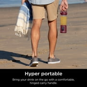 Ninja Blast Portable Personal 18 Oz Blender w/ Leak Proof & Easy Sip Lid, Rechargeable Base, BC151CR Cranberry Red