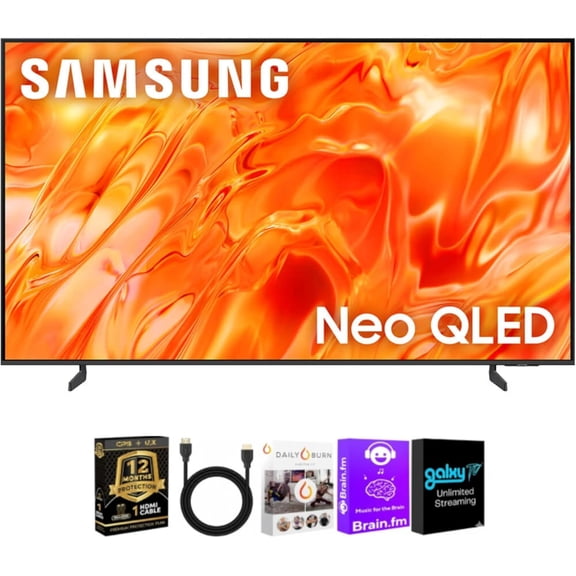 Samsung 85 Inch Class QN70H Series 4K UHD Neo QLED Mini LED Smart TV with HDMI Cable, 12 Month CPS Warranty & Streaming Bundle, HDR Gaming TV, WiFi Entertainment Hub