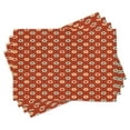 thumbnail image 1 of Ambesonne Abstract Place Mats Set of 4, 60s Style Hippie Dots, Standard Size, Multicolor, 1 of 6