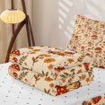 thumbnail image 6 of Homewish Fungus Botanical Mushroom Zipper Full Size Comforter Sets With Fitted Sheet And 2 Pillowcases,Vintage Fungus Plant Zipper Bedding Set,Reversible,4Pcs, 6 of 8