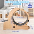 thumbnail image 2 of FYC Cat Exercise Wheel - Pets Treadmill for Cat, Run, Spin & Scratch - Carpeted Runway - Kitty Sport Toy - Reduces Boredom, Improves Fitness, 2 of 9