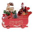 thumbnail image 2 of Navidad Caja de Música Juguete Niño de Navidad Decoración Santa Rojo Colco Juguete de caja de música, 2 of 8
