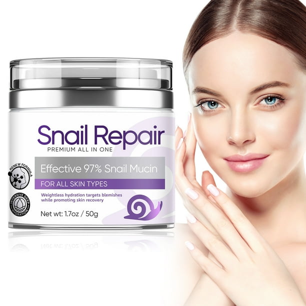 Snail Repair Cream, Face Moisturizer with Snail Mucin Extract, Recovery