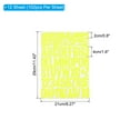thumbnail image 2 of Uxcell Vinyl Letters Numbers Stickers Kit, Self Adhesive Decals for Mailbox, Sign Yellow 1224 Pieces 12 Sheets, 2 of 6