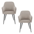 thumbnail image 1 of Set de 2 sillas velvet modernas para comedor marca Gravita, 1 of 7