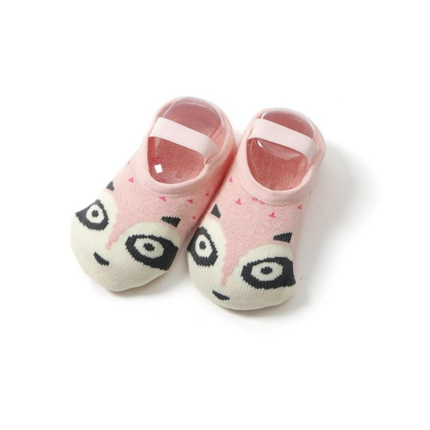 Calcetín De Bebé Zapatos Calcetines De Piso De Algodón Antideslizantes De Dibujos Animados Patrón De Animales Dispensación De Calzado Para El Día A Día Yuarrent BA001155-07