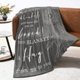thumbnail image 3 of Get Well Gifts for Women After Surgery Hug Blanket Sunflower Gifts for Women Get Well Soon Gift for Women Friends Coworkers Feel Better Inspirational Gifts for Women Healing Blanket 50"*60" Purple, 3 of 5