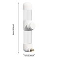 thumbnail image 3 of No Mess Bird Water Dispenser, Plastic Material, Spring Valve Design, Leak-Proof, Easy to Install, For Parakeets, Lovebirds & Small Birds, 3 of 4
