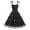 Black, variant on WFJCJPAF 2025 New Halloween Halloween Dresses for Women Plus Size,Women's Summer Halloween Bow Camisole Mesh Yarn Embroidery Retro Style Full Dress - Green XXL