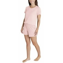 Eddie Bauer Womens 2-Piece T-Shirt and Shorts Set Size-Medium Color-Stars