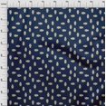 thumbnail image 4 of oneOone Cotton Poplin Blue Fabric Animal Dress Material Fabric Print Fabric By The Yard 42 Inch Wide, 4 of 5