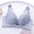 thumbnail image 1 of Ropa interior de látex para mujer, ajustable, pecho pequeño, fruncido, sin aro de acero, sujetador cerrado, accesorio de encaje para sujetador de pecho, 1 of 6