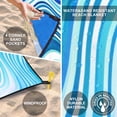 thumbnail image 3 of Manta de playa WIWIGO impermeable a prueba de arena 200x210 cm, 3 of 6