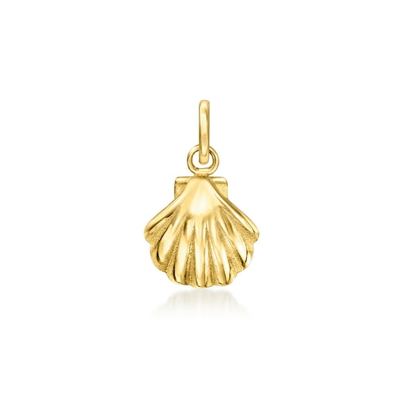 Pure Collection by Ross-Simons Italian 14kt Yellow Gold Seashell Charm, Women's, Adult