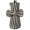 thumbnail image 3 of Unique Bargains Women's  Pointed Toe Striped Bow Chunky Heels Ankle Boots, 3 of 7