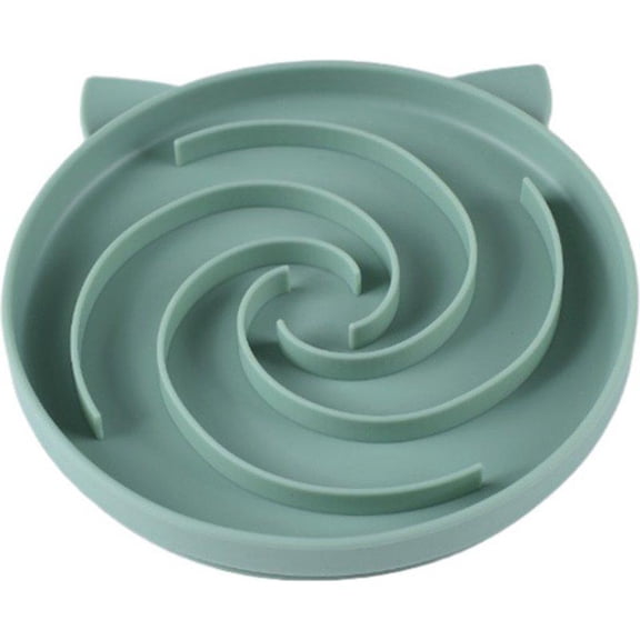 Food Grade Silicone Slow Feeder Pet Bowl Anti Slip Suction Licking Plate Anti Tip Dish for Dog Cat