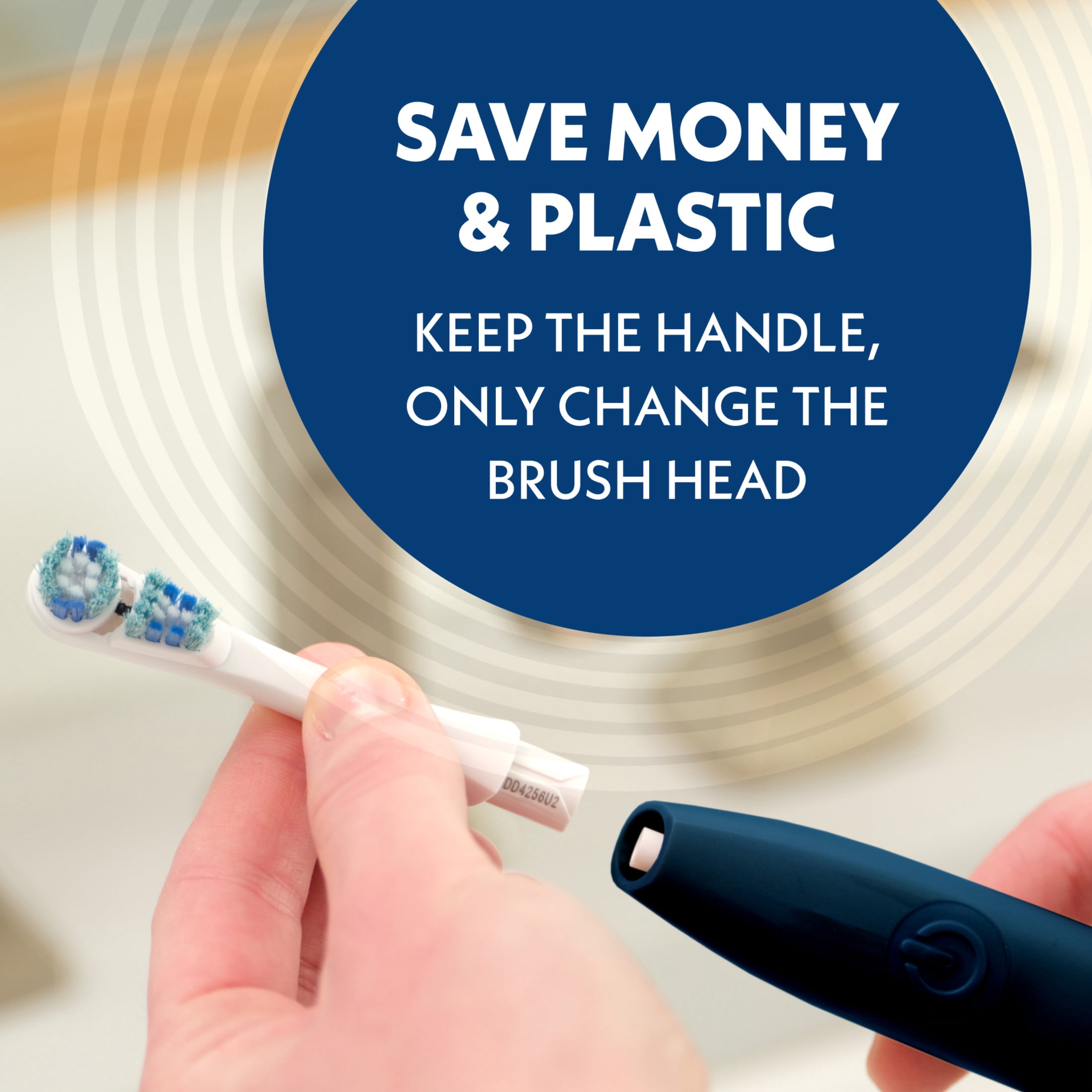 Spinbrush Smart Clean Replacement Heads for Adults, Battery Powered Electric Toothbrush Refills, Soft Bristles, 2 Count