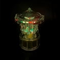 thumbnail image 6 of Horse Carousel Music Box - LED Rotating Decorative Light-Up Wind-Up Music Box with Elegant Design, Gift for Birthday Holiday Christmas Wedding, 6 of 12