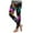 Hot Pink, variant on Women's Christmas Halloween Crossover Leggings High Waisted Buttery Soft Printed Tights 27" (S, Watermelon Red)