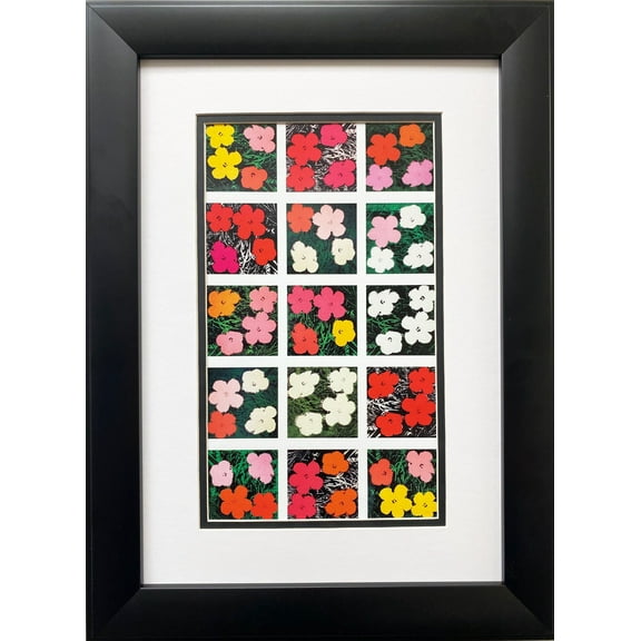 Andy Warhol "Flowers (Various)" NEWLY CUSTOM FRAMED Pop Art Generic