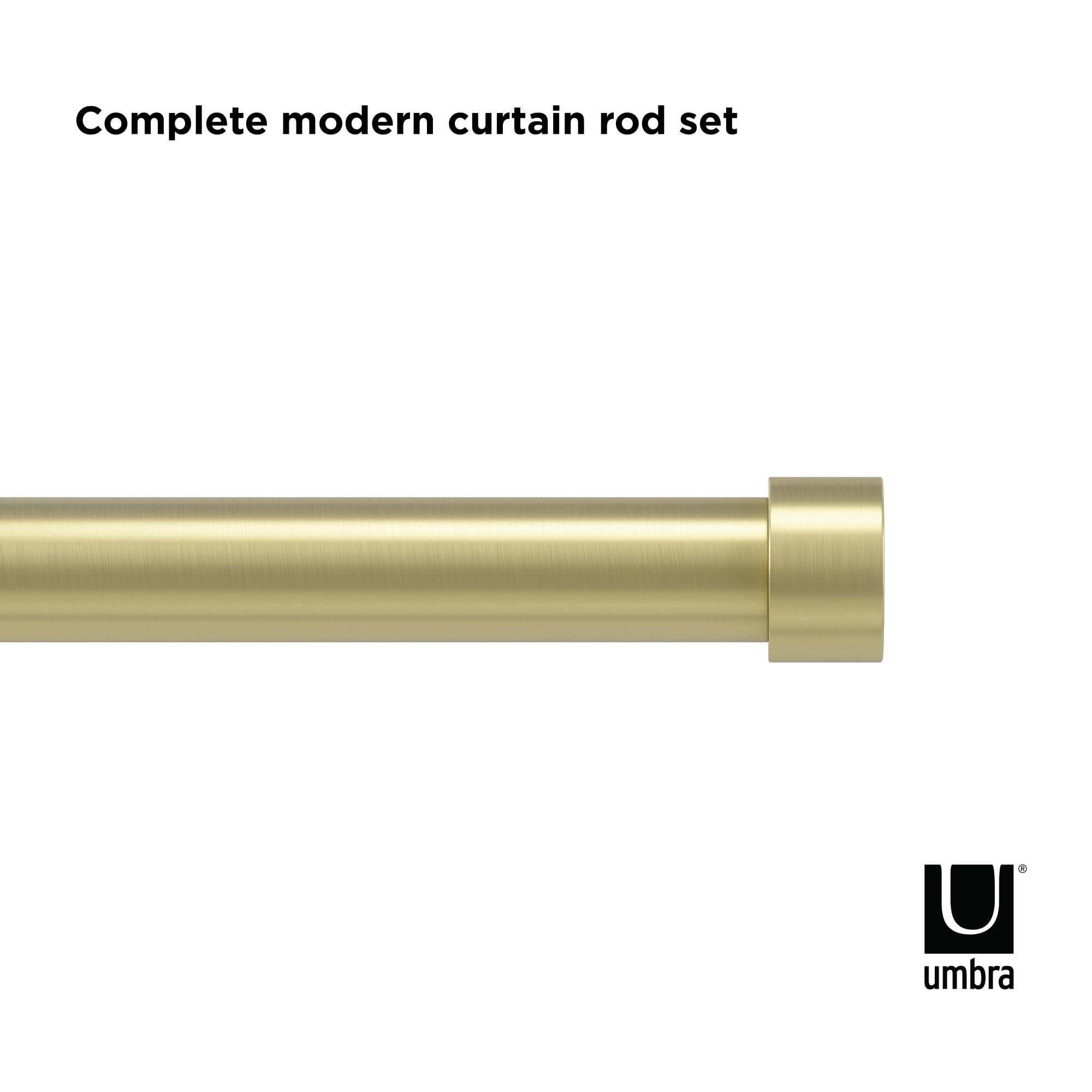 Umbra Cappa Expandable Single Curtain Rod 66-120"