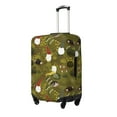 thumbnail image 2 of Easygdp Gnomes Playing in the Garden Print Elastic and Washable Suitcase Protective Cover with Hidden Zipper Fits 18-32 inch Luggage -Small, 2 of 9
