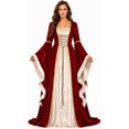 thumbnail image 5 of Renaissance Costumes for Women Dress, Medieval Costume Womens Halloween Dress for Renaissance Festivals and Fairs, 5 of 6