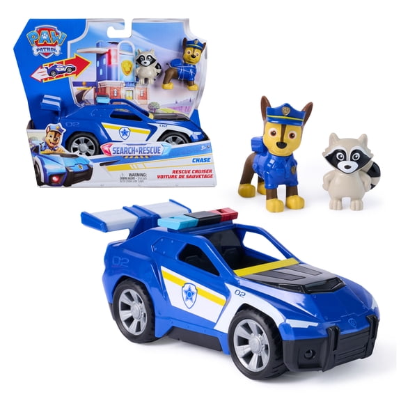 PAW Patrol: Search & Rescue, Chase Rescue Cruiser Vehicle with 2 Figures