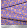 thumbnail image 2 of Soimoi Cotton Cambric Fabric Leaves & Dahlia Floral Fabric Prints By Yard 42 Inch Wide, 2 of 3