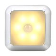thumbnail image 1 of TFixol Motion-Activated Cabinet Light with 120° Detection, 0-5m Range, Magnetic Base, 3 Installation Options, Warm White LED, Silver Shell, Battery-Powered (AAA Not Included), 1 of 7